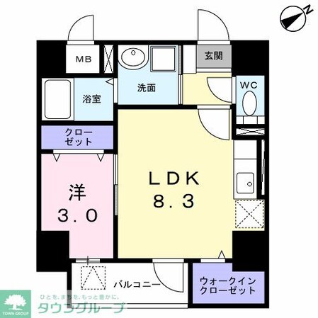 ラ・フュンフの物件間取画像